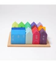 Maisons colorées village - Grimm's