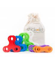 Stick-lets lot de 12, Connecteurs flexibles pour cabane