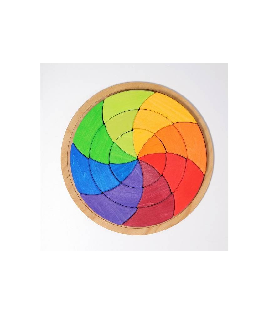 Grand cercle de couleurs Goethe, jeu de construction et puzzle - Grimm's