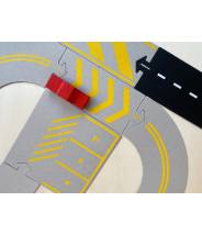 Route en carton recyclé - 8 pièces - Way to play (Waytoplay) Road to Recovery