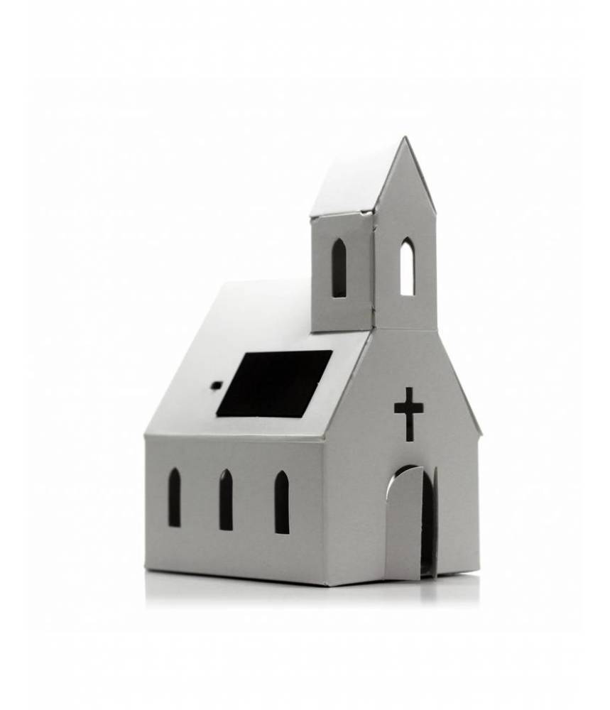 Petite Eglise solaire à décorer - Litogami -Casagami originale