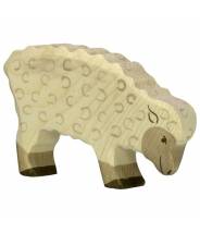 Mouton, mangeant - figurine en bois HOLZTIGER