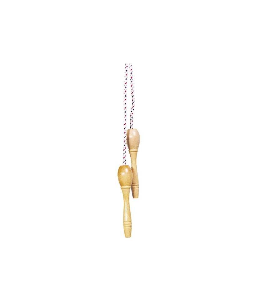 Corde à sauter en bois laqué - Goki