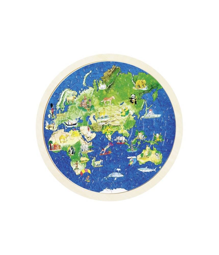 Puzzle globe terrestre - Goki