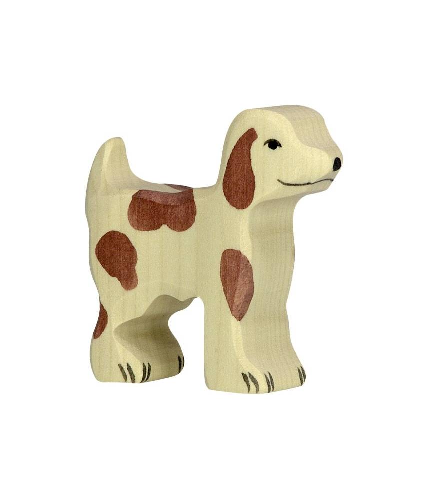 Chien de ferme en bois, petit - figurine HOLZTIGER