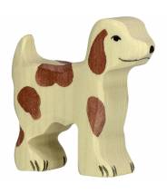 Chien de ferme en bois, petit - figurine HOLZTIGER