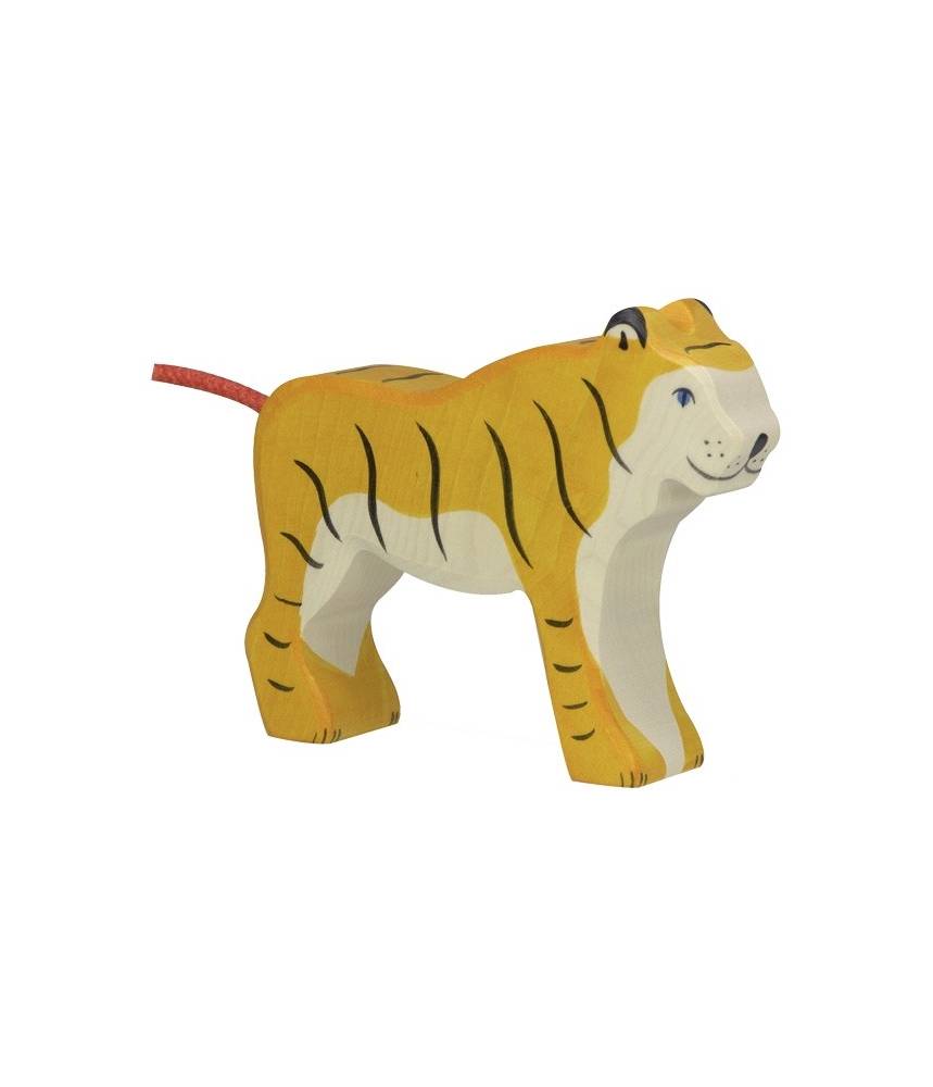 Tigre, debout- figurine en bois HOLZTIGER